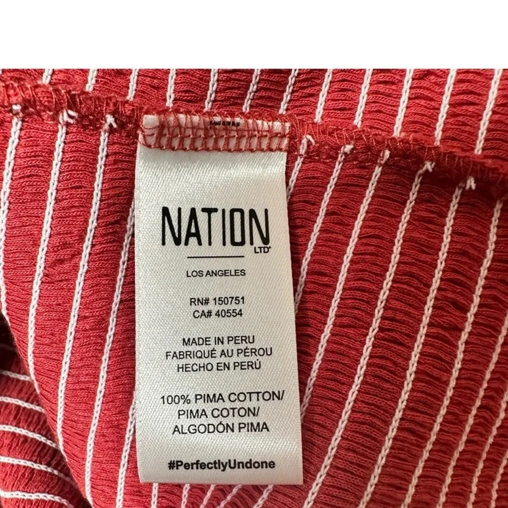 Nation LTD Leilani Romantic Cut Out Tee
Maraschino Size Large - Picture 5 of 5